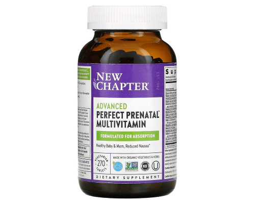 Витамины для беременных, Prenatal Multivitamin, New Chapter, 270 таблеток