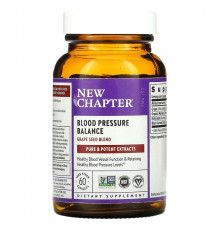 Поддержка артериального давления, Blood Pressure, New Chapter, 60 капсул
