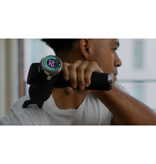 Професійний ударний перкусійний масажер Booster Fusion Black Pro (чорний) для тіла.