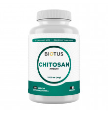 Хитозан, Chitosan, Biotus, 1500 мг, 120 капсул (500 мг в капсуле)
