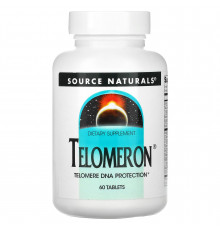 Теломер защита ДНК, Telomeron, Source Naturals, 60 таблеток