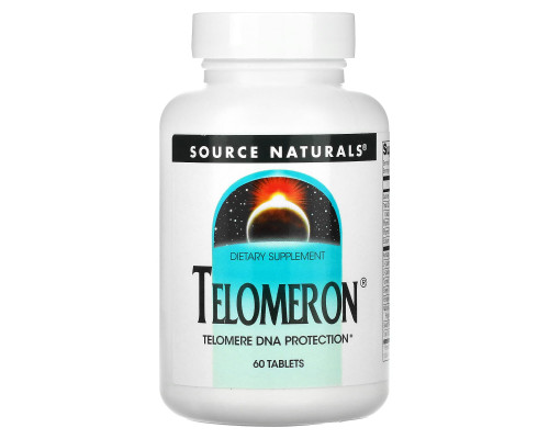 Теломер защита ДНК, Telomeron, Source Naturals, 60 таблеток