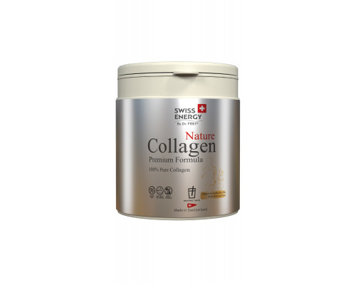Коллаген, чистый гидролизованный, премиум-класса, NATURE COLLAGEN, Swiss Energy, для кожи, волос и ногтей, костей и суставов, без вкуса, 240 г