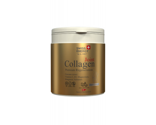 Коллаген, комплекс премиум-класса (II тип), JOINT COLLAGEN, Swiss Energy, для гибкости суставов, прочности связок и сухожилий, со вкусом меда и лимона, 240 г