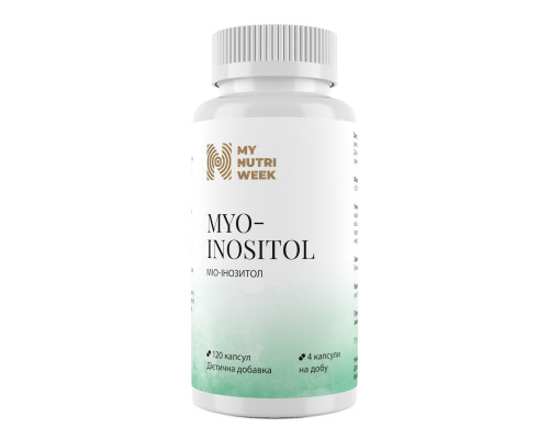 Мио-инозитол, Myo-Inositol, My Nutri Week, 120 капсул