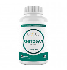 Хитозан, Chitosan, Biotus, 1500 мг, 240 капсул