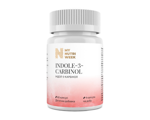 Индол-3-карбинол, Indole-3-Carbinol, My Nutri Week, 60 капсул