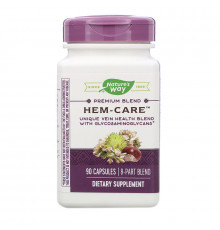 Здоровья вен, Hem-Care, Nature's Way, 90 капсул