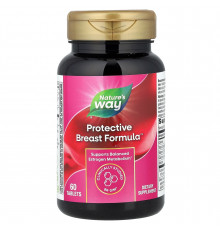 Здоровье груди, Protective Breast Formula, Nature's Way, 60 таблеток