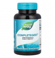 Пищеварительные ферменты, CompleteGest, Nature's Way, 180 веганских капсул