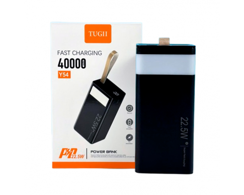 Банк заряду WUW TUGII Y54 40000мАг PD 22.5W black