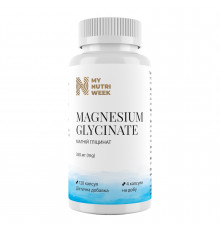 Магний глицинат, Magnesium Glycinate, My Nutrі Week, 120 капсул