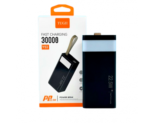 Банк заряду WUW TUGII Y53 30000мАг PD 22.5W black