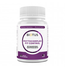 Фитокомплекс Контроль веса, Phytocomplex Fit Control, Biotus, 60 капсул