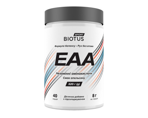 ЕАА, EАА, Biotus, незаменимые аминокислоты, 300 г