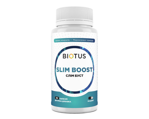 Слим Буст, Slim Boost, Biotus, комплекс для похудения, 90 капсул