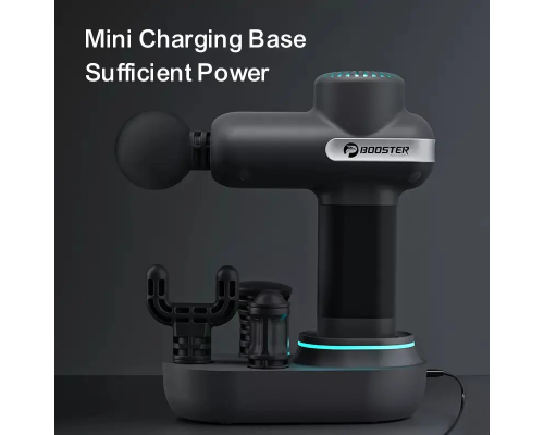 Компактний перкусійний масажер Booster Lightsaber Mini з зарядною станцією