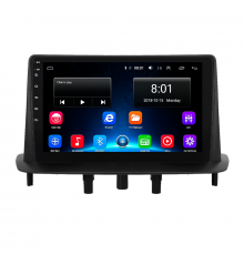 Штатная магнитола Lesko для Renault Fluence I 2009-2013 экран 9" 4/64Gb 4G Wi-Fi GPS Top