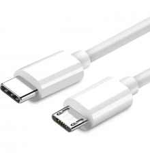 Кабель зарядний NNBILI Type-C — MicroUSB 0.3м 2.4A white