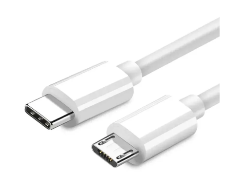 Кабель зарядний NNBILI Type-C — MicroUSB 0.3м 2.4A white