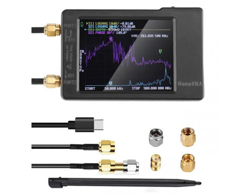 Векторний аналізатор спектра NanoVNA-H (50кГц - 1,5ГГц)