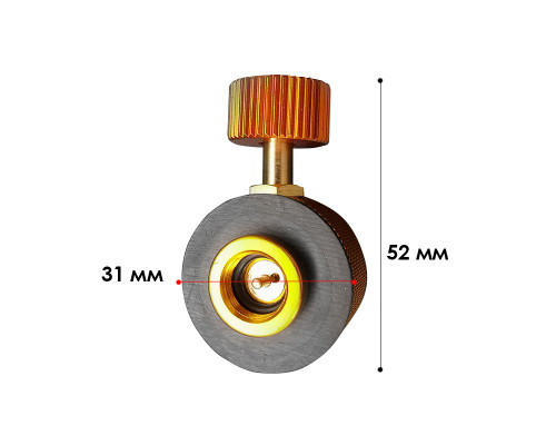 Переходник адаптер для взаимной зарядки балонов для газовой горелки MODEGOL 2024