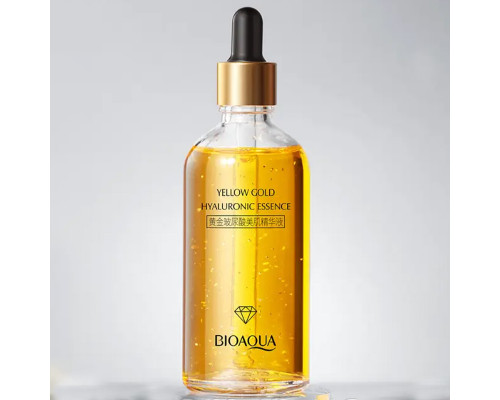 Сыворотка для лица с экстрактом золота и гиалуроновой кислоты BIOAQUA Pure Gold Hyaluronic Essence 100 мл