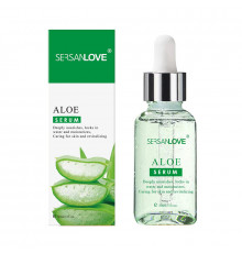 Сыворотка для лица SERSANLOVE Aloe Essence 30 мл с экстрактом алоэ
