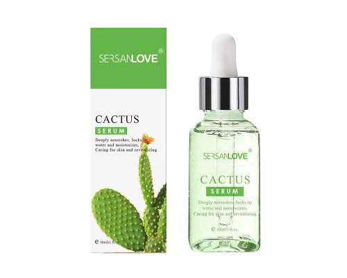 Сыворотка для лица SERSANLOVE Cactus Essence 30 мл с экстрактом кактуса