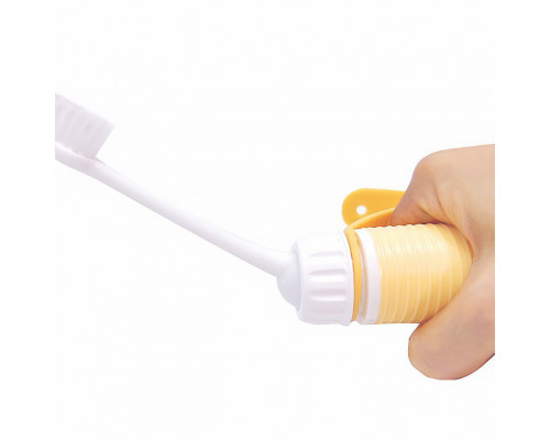 Зубная щетка для людей с тремором или артритом с фиксатором