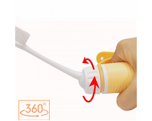 Зубная щетка для людей с тремором или артритом с фиксатором