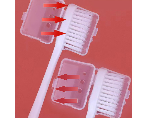 Зубная щетка для людей с тремором или артритом с фиксатором