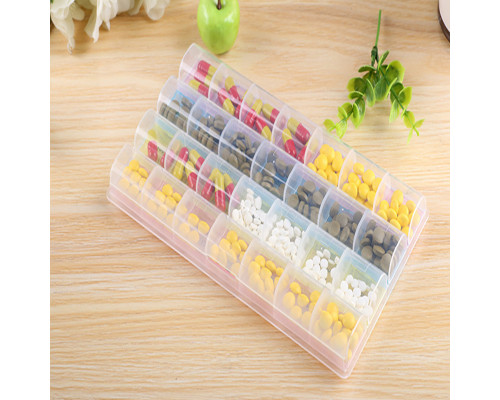 Таблетница органайзер для таблеток FY-8827 на 28 отделений