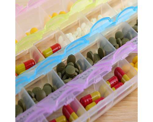 Таблетница органайзер для таблеток FY-8827 на 28 отделений