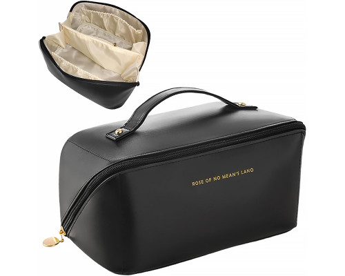 Женская косметичка BK-HZB-02 несесер органайзер дорожная бьюти кейс Black