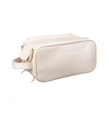 Женская косметичка BK-HZB-07 несесер органайзер дорожная бьюти кейс с карманами по бокам White