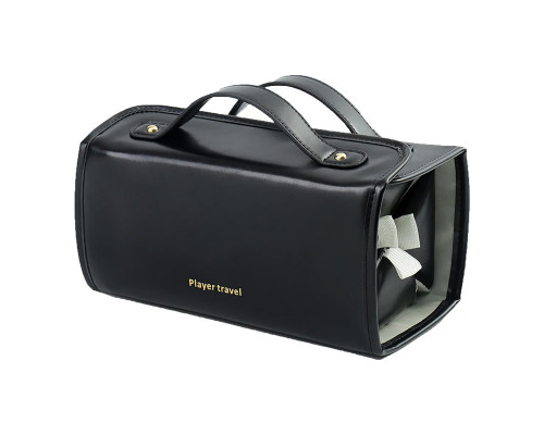 Женская косметичка SHY-02 несесер органайзер дорожная бьюти кейс Black