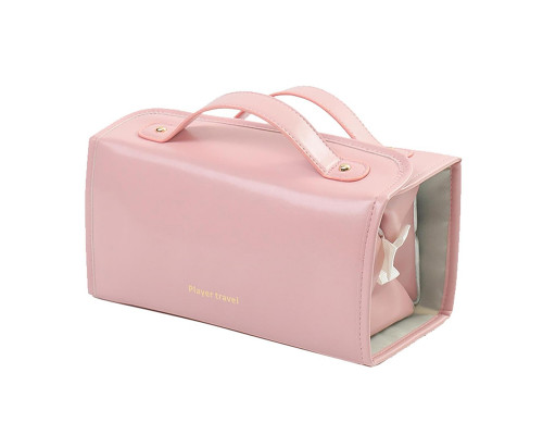 Женская косметичка SHY-02 несесер органайзер дорожная бьюти кейс Pink