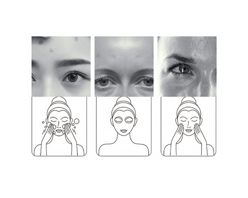 Ночная маска для лица в стиках Bioaqua Blueberry Arbutin Moisturizing Mask с экстрактом черники 4 мл 20 шт