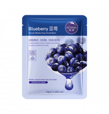 Маска для лица тканевая Hchana Moisturizing Facial Mask Blueberry