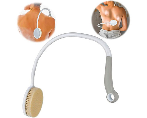 Щетка для душа массажная с длинной ручкой 26857