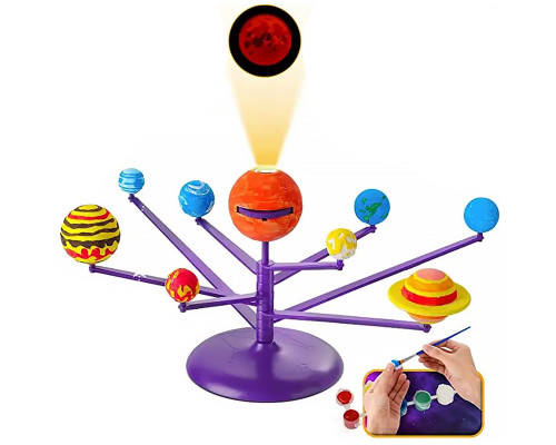 Проектор планетарий Solar system TXX-032 научный набор 8 планет с авто вращением на АКБ