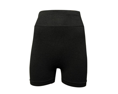 Шорты женские 545# бесшовные для фитнеса пуш ап push up Черный L