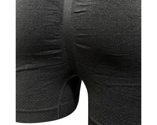 Шорты женские 545# бесшовные для фитнеса пуш ап push up Черный L