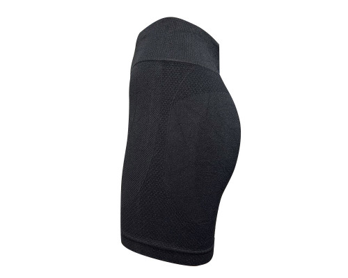 Шорты женские 545# бесшовные для фитнеса пуш ап push up Черный L