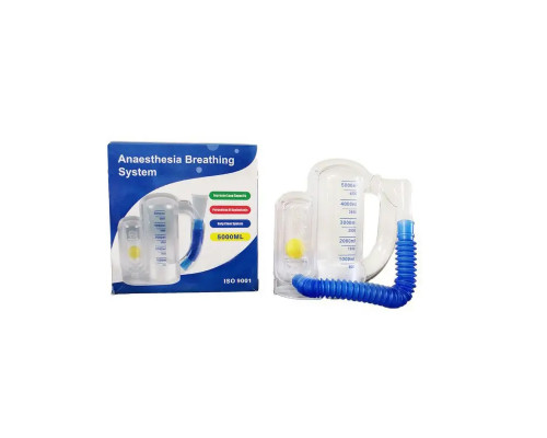 Дыхательный тренажер ISO 9001 для дыхательных упражнений для реабилитации спирометр