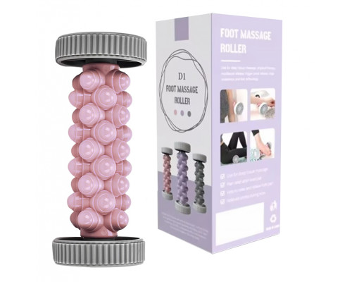 Ролик-массажер Dobetters D1 для руки своды стоп ноги и подошвы Pink