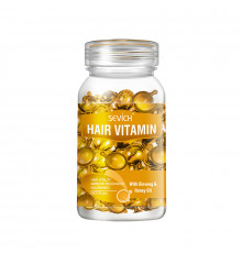 Витаминные капсулы для волос Sevich Hair Vitamin с женьшенем и экстрактом меда для питания ломких волос 30 шт оранжевые