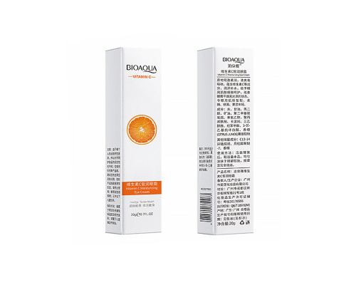 Крем для кожи вокруг глаз BIOAQUA Vitamin C Moisturizing Eye Cream с витамином С 20 г