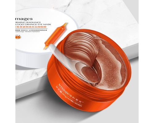 Гидрогелевые патчи для глаз c экстрактом апельсинового масла IMAGES Blood Orange Essence 80 г